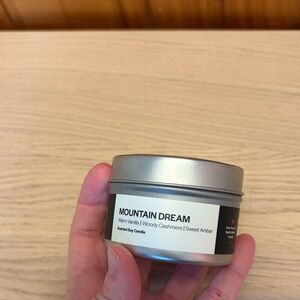 Mountain Dream Warm Vanilla Candle - Silver